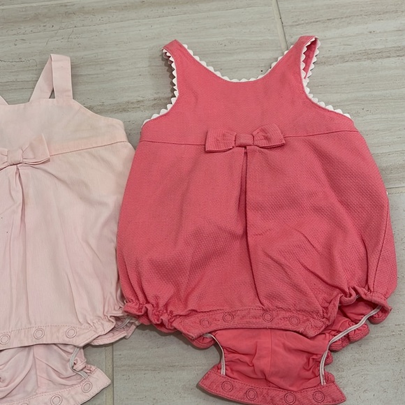 Janie and jack open back pink romper - Picture 3 of 4